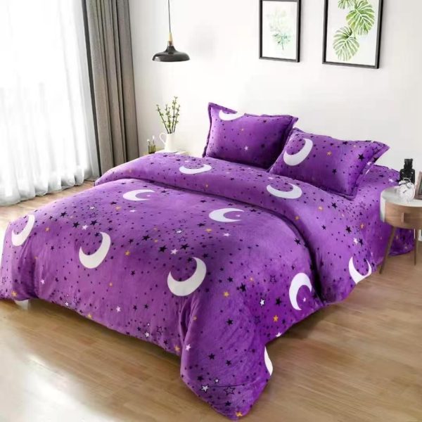 lenjerie cocolino mov cu stelute