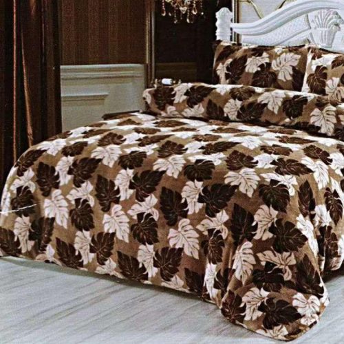 lenjerie maro cu frunze