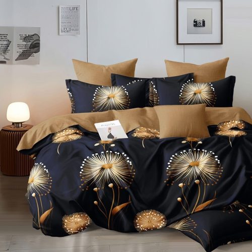 lenjerie neagra cu papadii aurii