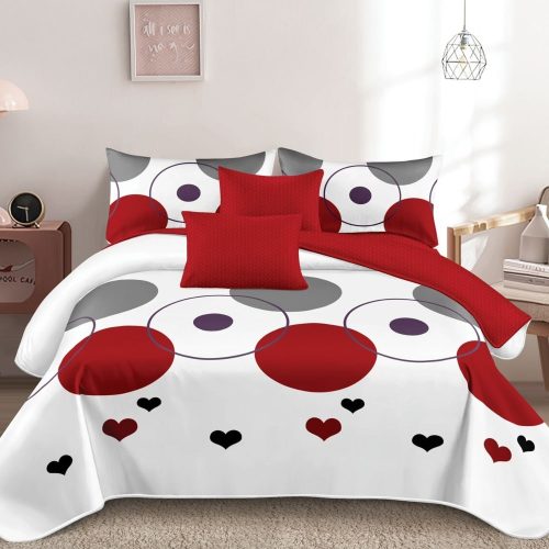 lenjerie pucioasa cu inimioare si cercuri rosi