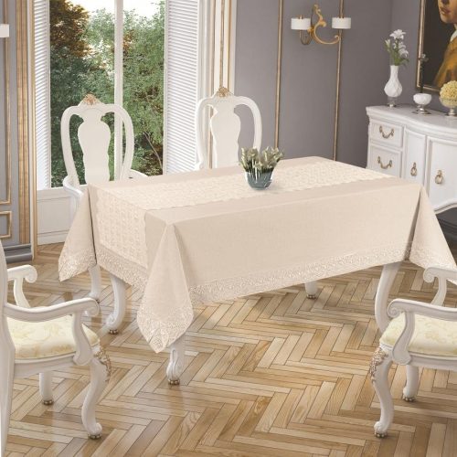 fata de masa joie cu runner crem 160 x 220