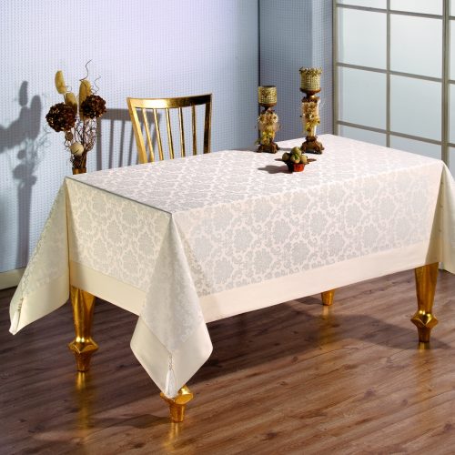 fata de masa policoton tabe culoarea crem