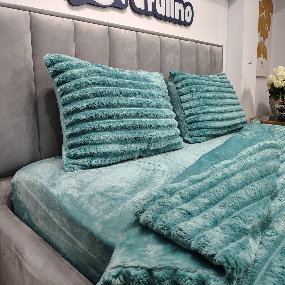 lenjerie de pat cocolino cu dungi azur (2) lenjerie de pat cocolino cu dungi azur