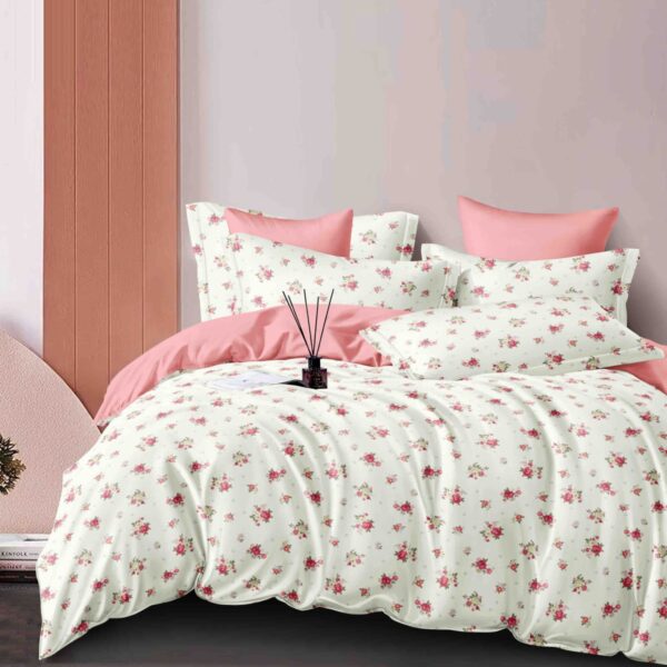lenjerie crem_roz cu floricele