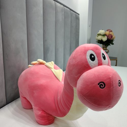 Perna decorativa + patura Pink Dino