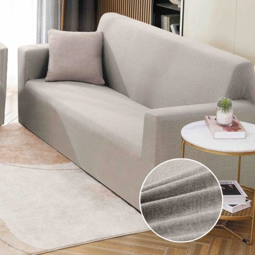 husa canapea bej uni single