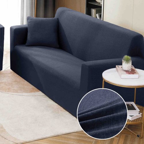 husa canapea bleumarin uni single