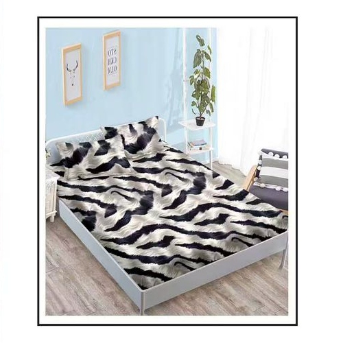 lenjerie cu elastic din finet sky home model tribal - cearceaf de pat