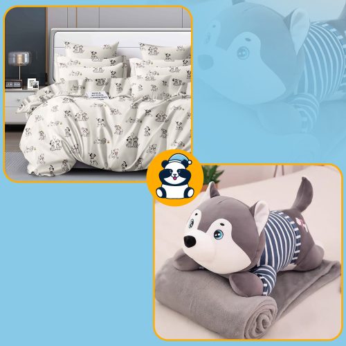 lenjerie 1 persoana + jucarie