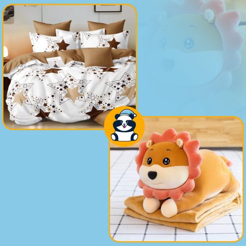 Pachet lenjerie 1 persoana si jucarie