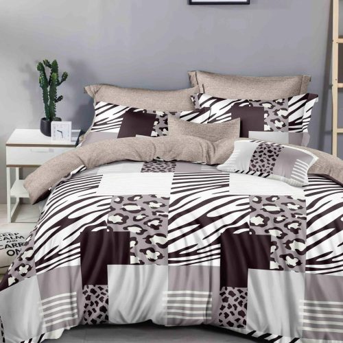 lenjerie multicolora cu patratele abstracte