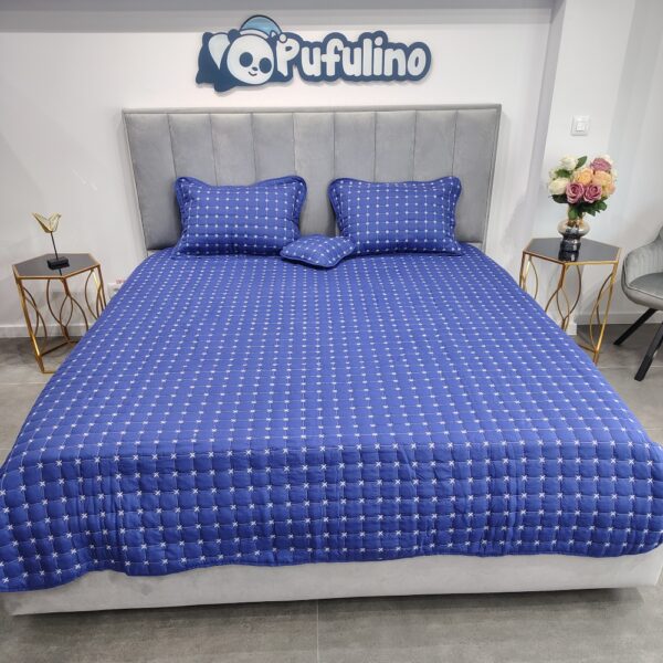 Cuvertura Brodata Bleumarin Design