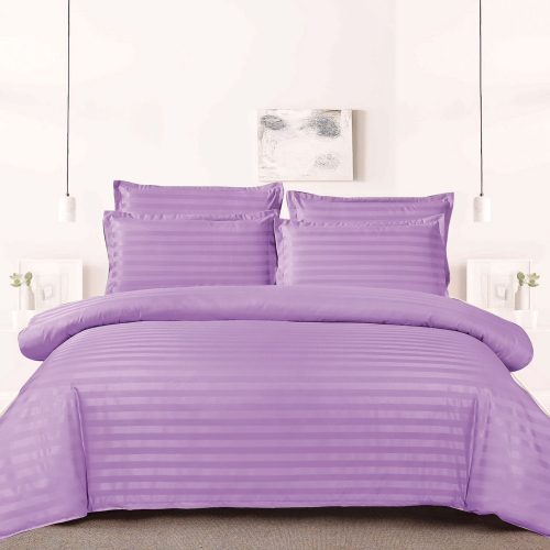 Lenjerie damasc Sky Home 1 persoana lila