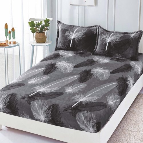 husa cocolino gri cu fulgi