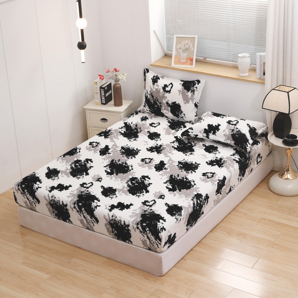 husa de pat cocolino cu pete negre husa de pat cocolino cu pete negre