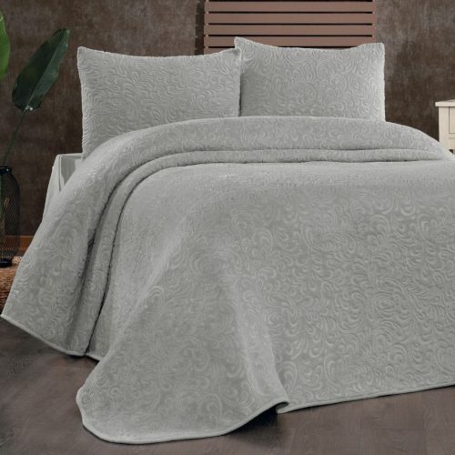 patura embosata + 2 fete perna silver