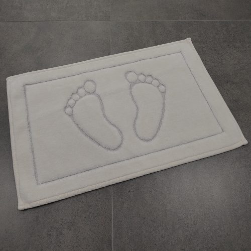 Covoras de baie pufos ivory