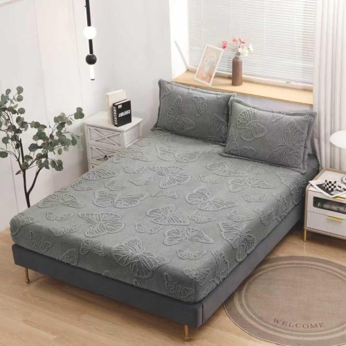 Husa Cocolino cu Fluturi Gri Inchis