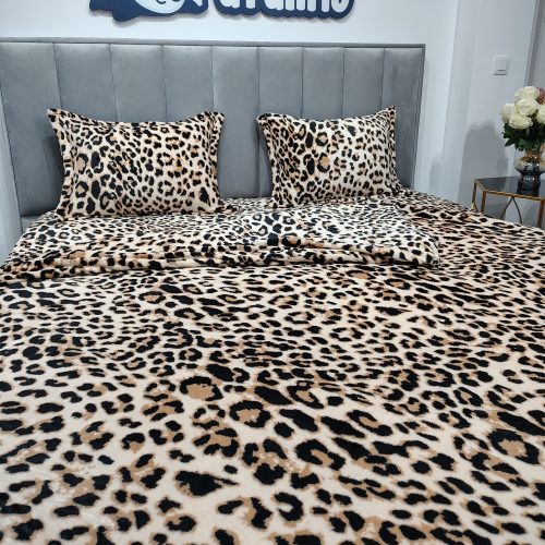 lenjerie de pat cocolino model leopard