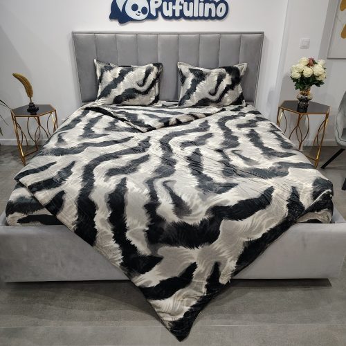 lenjerie de pat cocolino model zebra