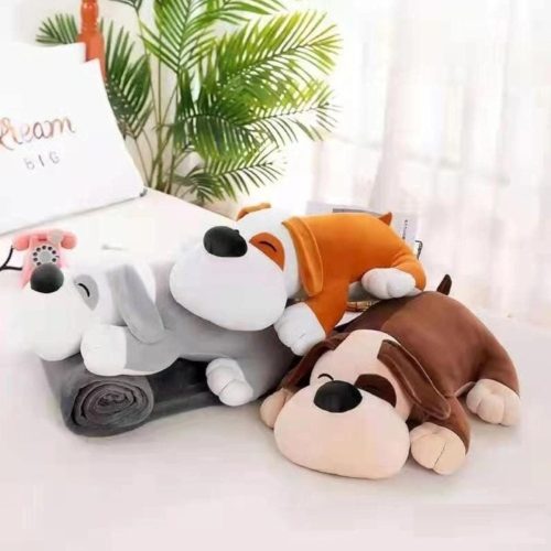 set jucarie plus si patura catelus - 3 culori