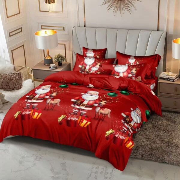 Lenjerie Craciun Santa s Reindeer