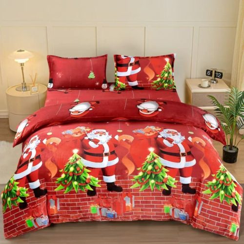 Lenjerie de Craciun Cocolino Santa Claus Village