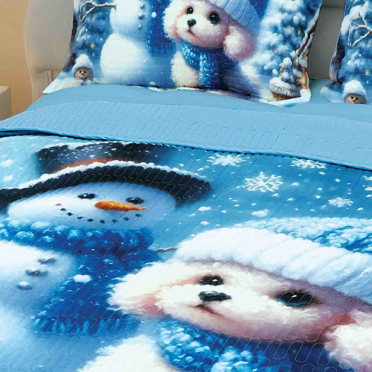 cuvertura 5D snowman and the dog aproape cuvertura 5D snowman and the dog aproape