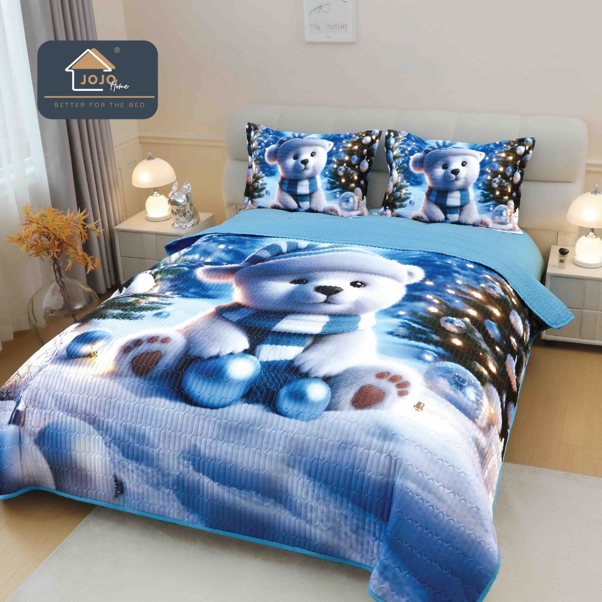 cuvertura 5D ursulet polat albastru cuvertura 5D ursulet polat albastru