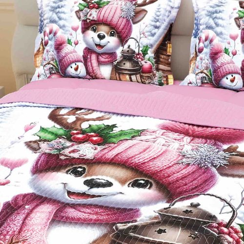 cuvertura 5D veverita roz aproape