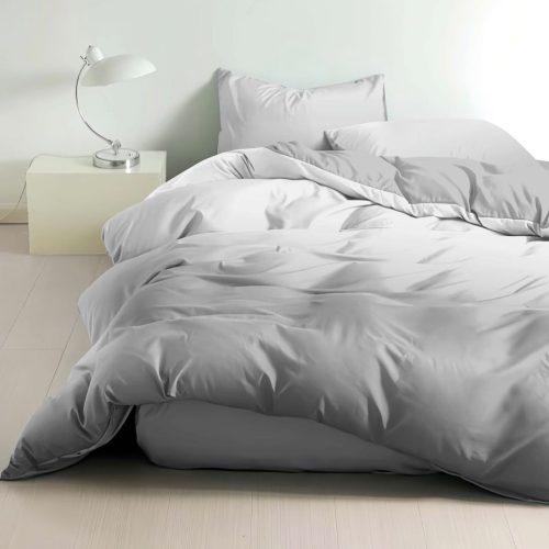 lenjerie de pat finet gri degrade