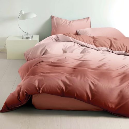 lenjerie de pat finet rosu degrade