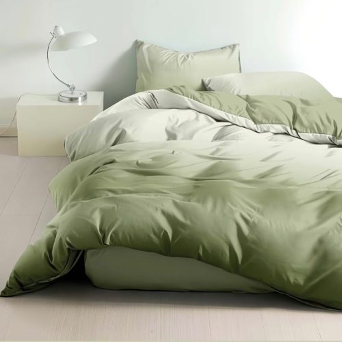 lenjerie de pat finet verde degrade