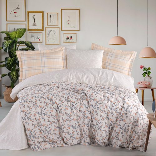 Lenjerie Bumbac Poplin Lola - Somon