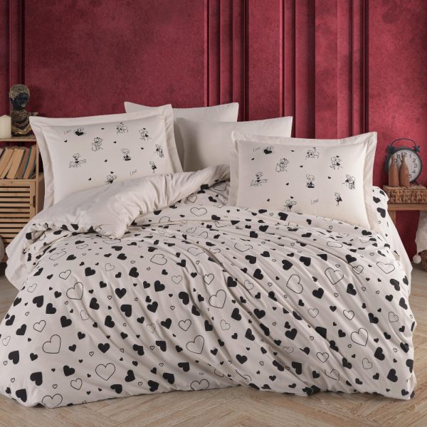 Lenjerie Bumbac Poplin Venus - Siyah