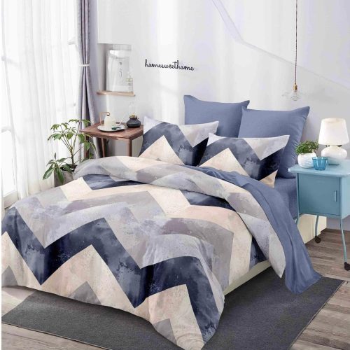 lenjerie crem mov zig zag