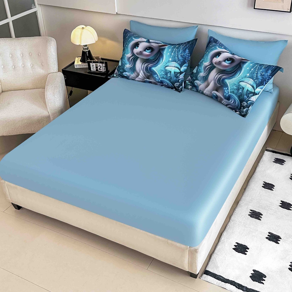 lenjerie de pat imprimare digitala 5d cu unicorni lenjerie de pat imprimare digitala 5d cu unicorni