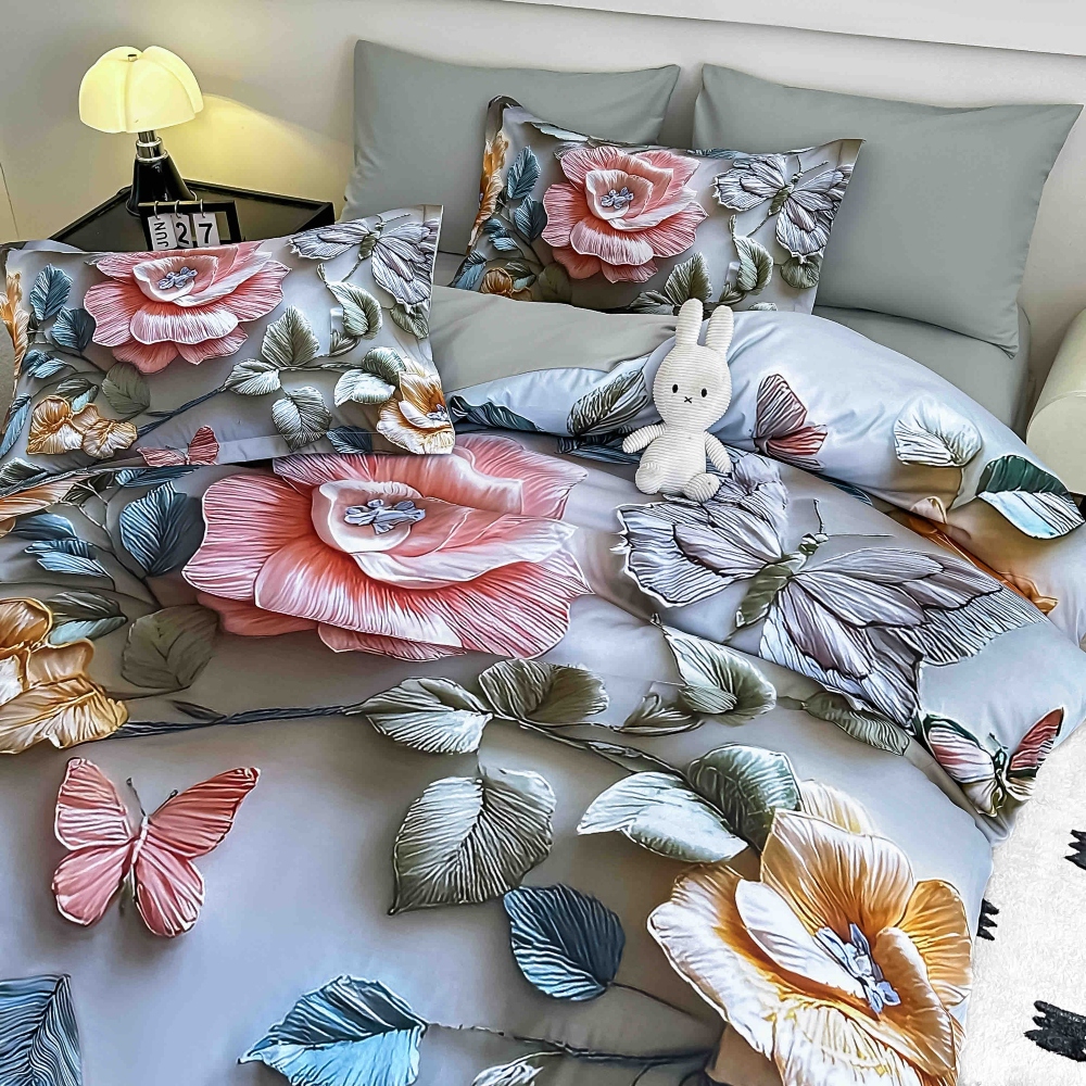 lenjerie de pat imprimare digitala 5d cu trandafiri (1) lenjerie de pat imprimare digitala 5d cu trandafiri (1)