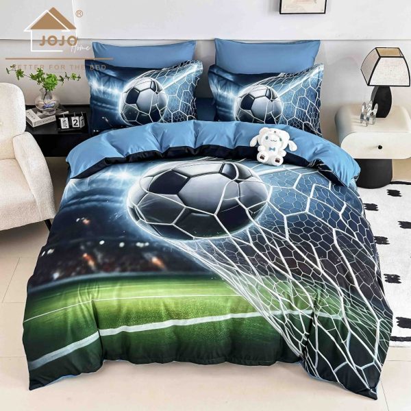 lenjerie de pat imprimare digitala 5d fotbal