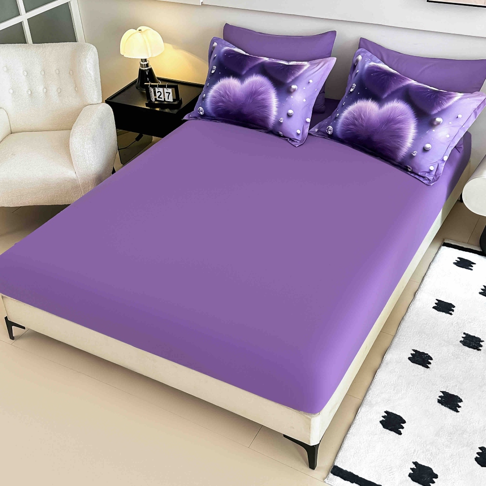 lenjerie de pat imprimare digitala 5d mov cu inimioara (2) lenjerie de pat imprimare digitala 5d mov cu inimioara (2)