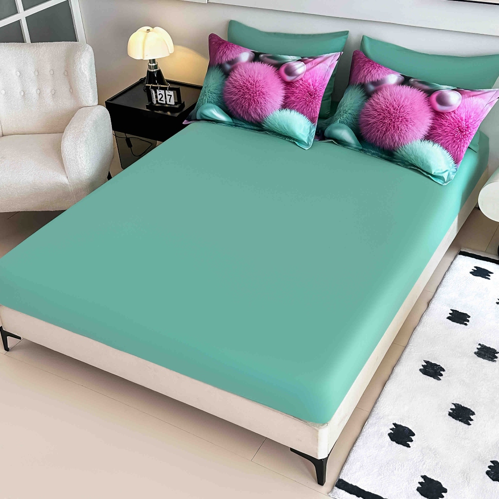 lenjerie de pat imprimare digitala 5d roz cu bilute (2) lenjerie de pat imprimare digitala 5d roz cu bilute (2)