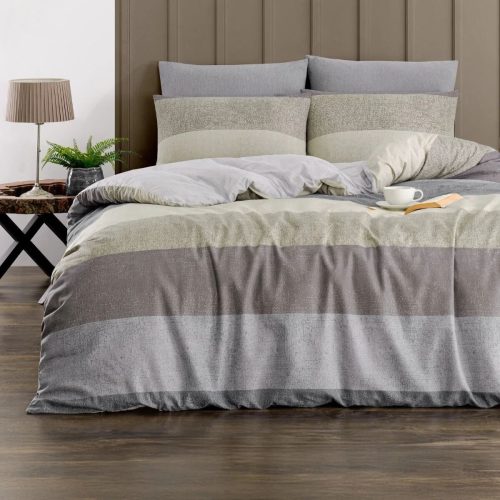 lenjerie gri cu dungi