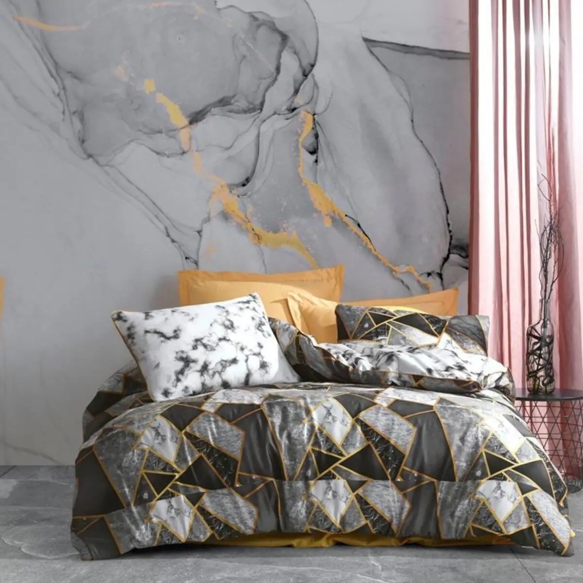 lenjerie gri marble lenjerie gri marble