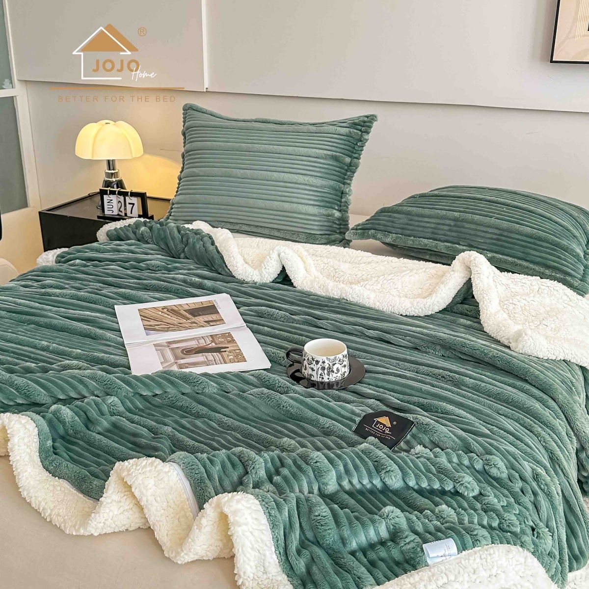 patura cu blanita deluxe cu 2 fete de perna turcoaz groasa patura cu blanita deluxe cu 2 fete de perna turcoaz groasa