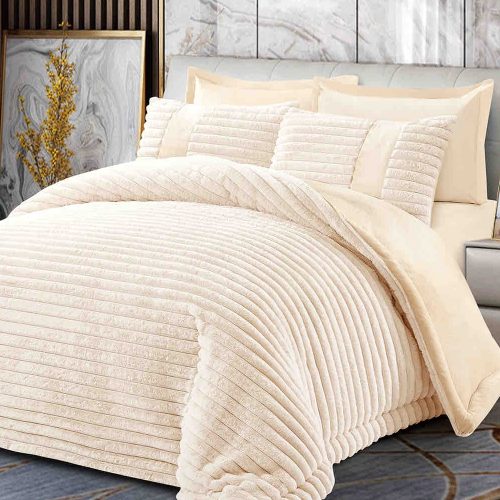 pilota 6 piese cu elastic crem