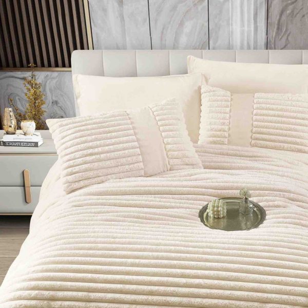 pilota 6 piese cu elastic crem material cocolino