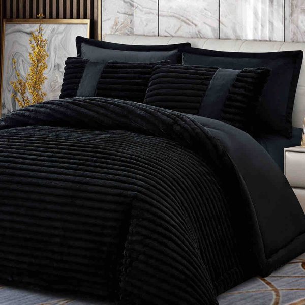 pilota 6 piese cu elastic negru