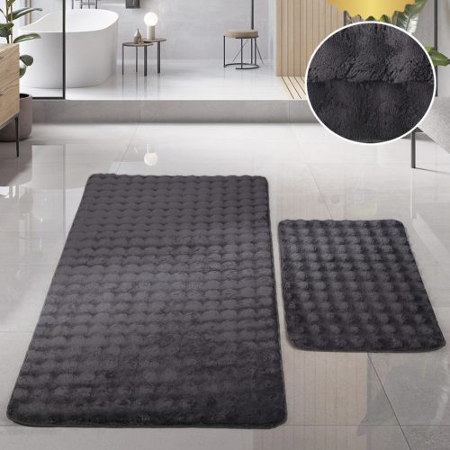 set 2 covorase baie bubble antracit