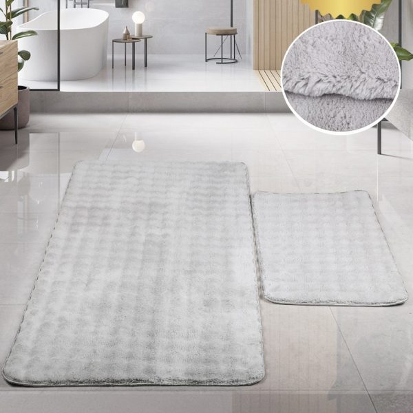 set 2 covorase baie bubble silver