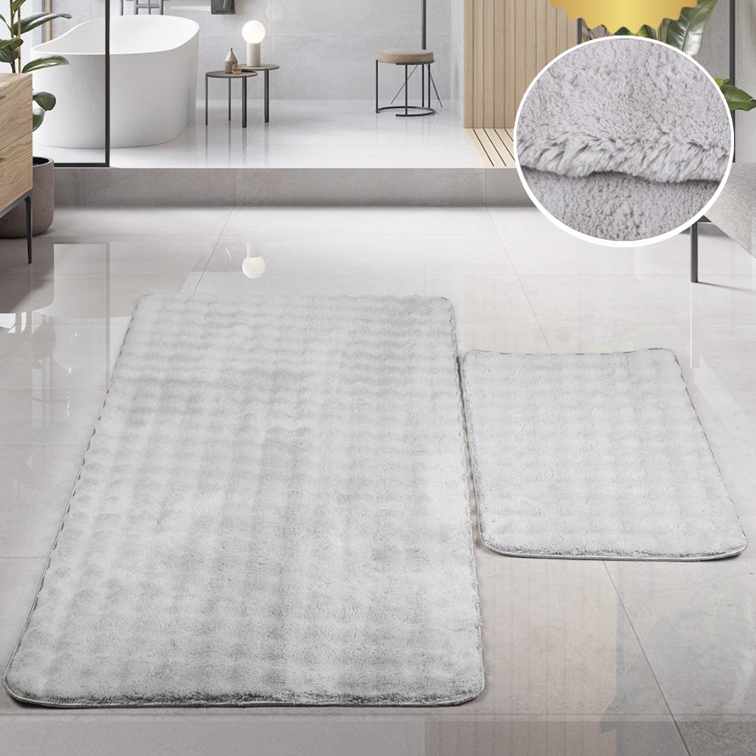 set 2 covorase baie bubble silver set 2 covorase baie bubble silver